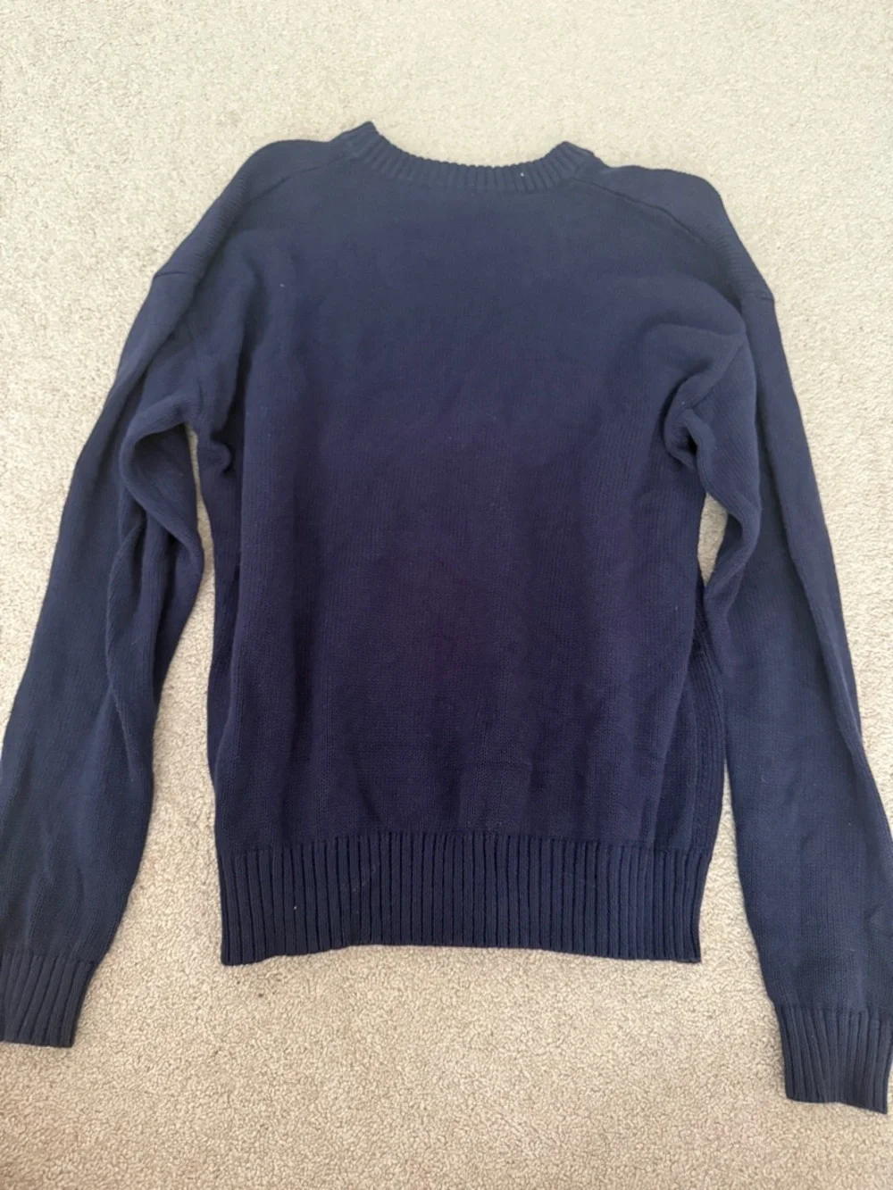 Edikted Navy Sweater with Pool Ball Graphic - Picture 3 of 3